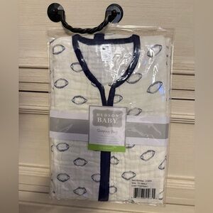 Hudson Baby Navy and Off White Sleep Sack